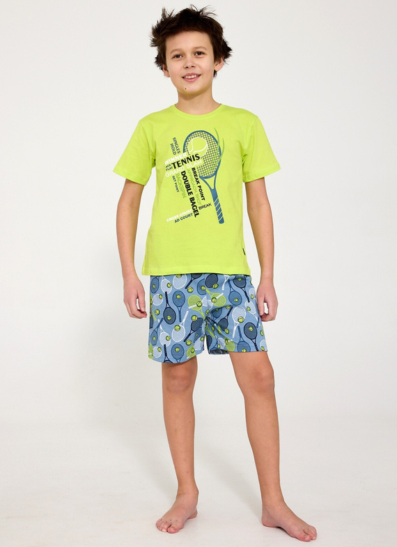 Piżama chłopięca Cornette Young Boy 790/122 Tennis – bawełna, szorty