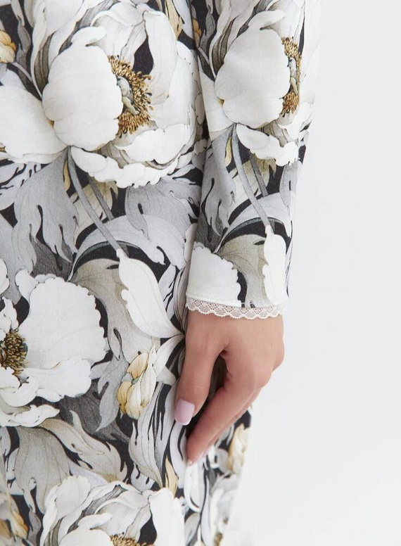 414 Koszula Nocna Cana -szary