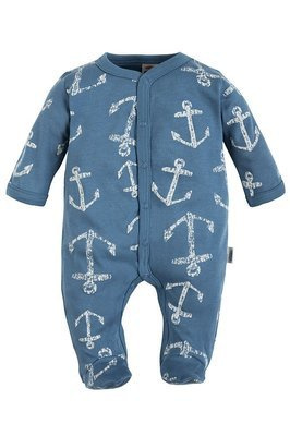 02223N "BLUE SEA" Pajacyk niemowlęcy Makoma niebieski