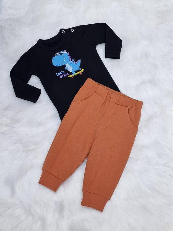 Piotruś Spodnie dziecięce Bambarillo łososiowy