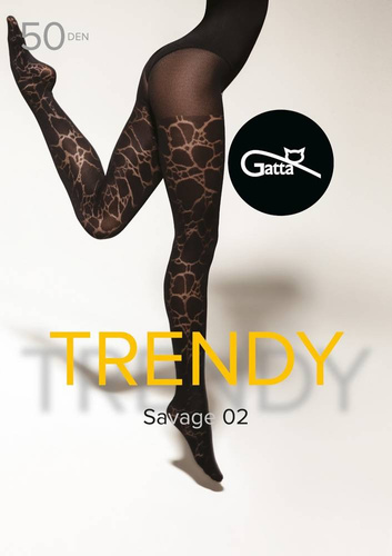 Savage wz 02 Rajstopy 50 den Gatta nero