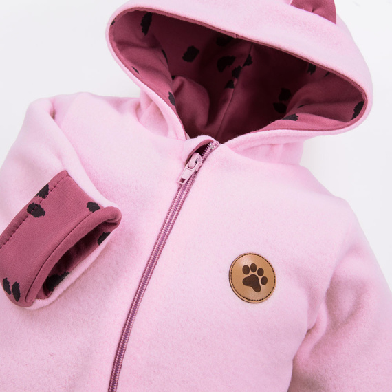 Run & Fun Kombinezon polarowy Eevi - różowy