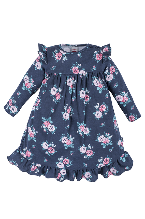 40228 "Rose Bonica" Sukienka z falbanką Makoma