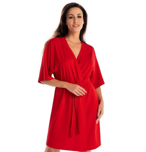 2902 Maddalena Szlafrok damski Teyli - czerwony