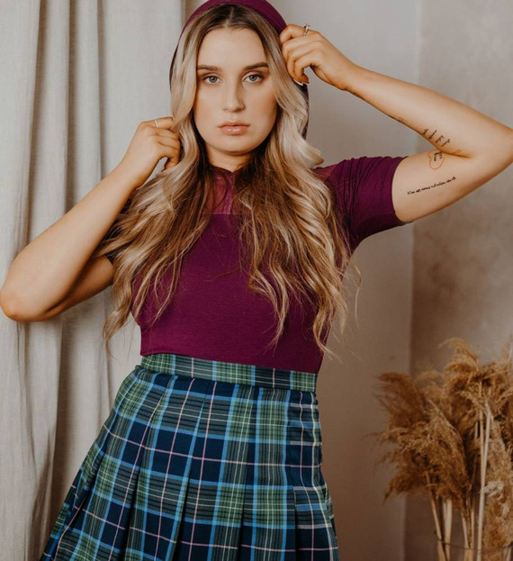 Latoya Bluzka damska Eldar - śliwkowy