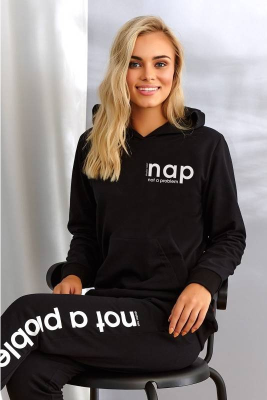4134 Bluza dresowa Doctor Nap - black