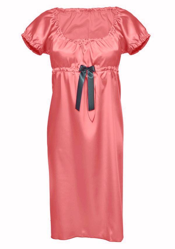 Anabel Halka satynowa koszulka damska DKaren - Puder