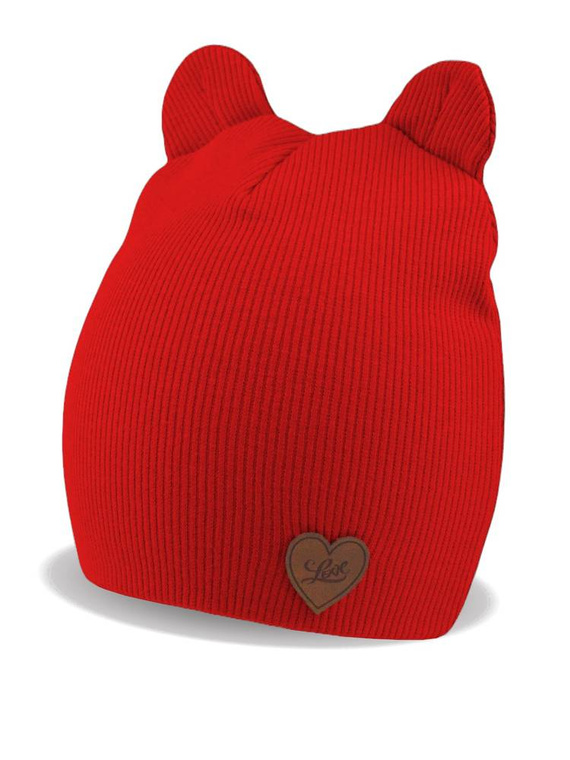 CP002 Girl Czapka dla dziewczynki Noviti - 05 czerwony