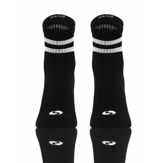 SKB05 Skarpety sportowe krótkie Sesto Senso czarny 