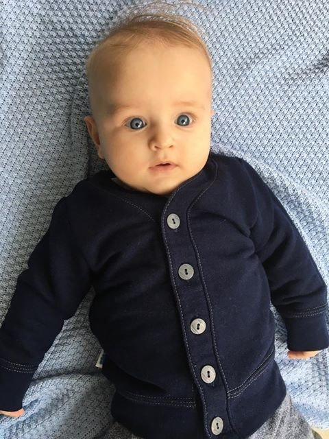 Bluza niemowlęca sweterek Martex granatowa