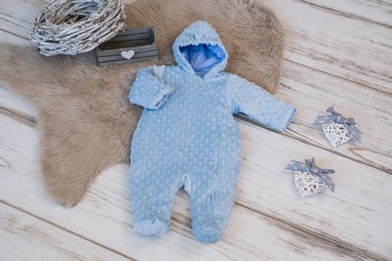 Minky kombinezon niemowlęcy Terjan - szary