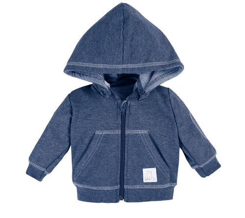 UNIQUE Rozpinana Bluza z kapturem Ewa Klucze- grafit