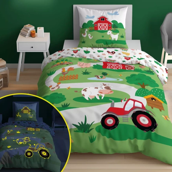 5407 A Farma Pościel bawełniana świecąca w ciemności Detexpol