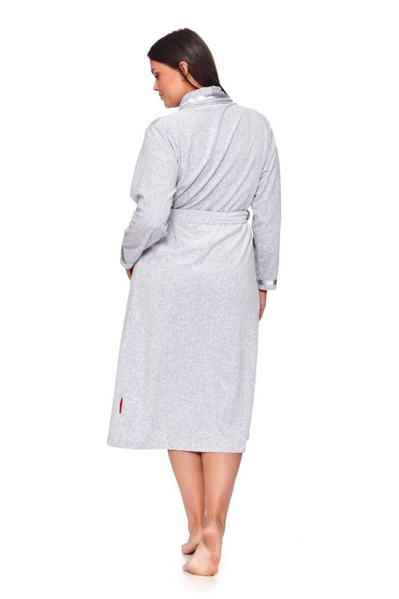 1078 Szlafrok damski Doctor Nap - grey melange