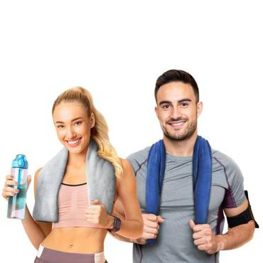 Active Ręcznik szybkoschnący z mikrofibry Spod Igły i Nitki szary