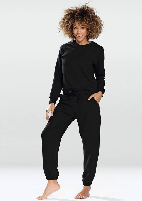 Wenezja Dresowy komplet damski Dkaren - czarny