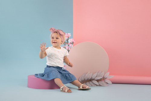 Summer Mood Body z krótkim rękawem Pinokio - ecru druk