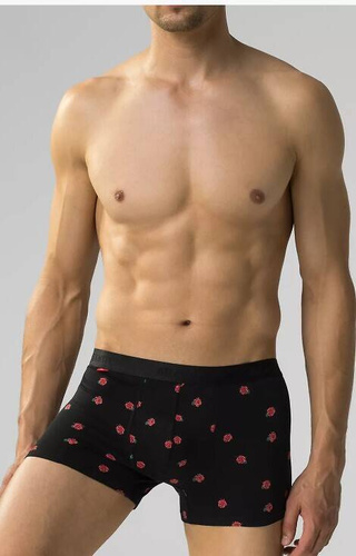 2GMH-026 Bokserki męskie Atlantic - czarny- burgund