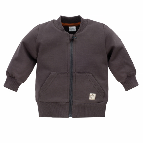 Olivier Bluza chłopięca rozpinana Pinokio - grafit