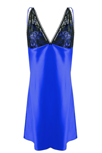 Debbie Koszulka satynowa damska DKaren - Modrak