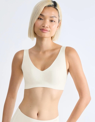 10186738 Bralette Zero feel Biustonosz push-up Sloggi - silk white