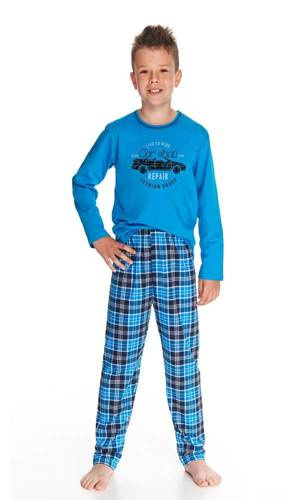 2650/2651 Mario piżama chłopięca Taro niebieski