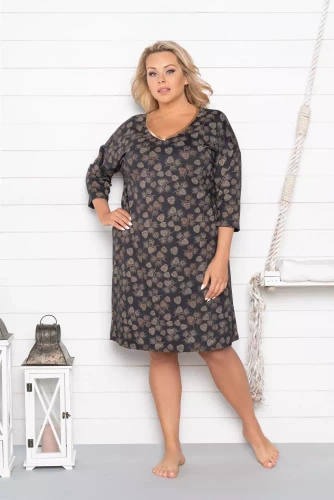 Pinnia koszula damska 3/4 Italia Fashion - druk