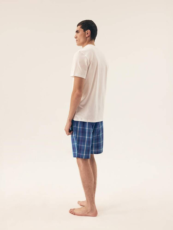 42616 Dock Piżama Męska Premium Henderson -biały