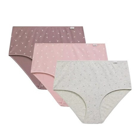 3LP-222 Maxi Figi damskie Atlantic - szary-rose-różowy