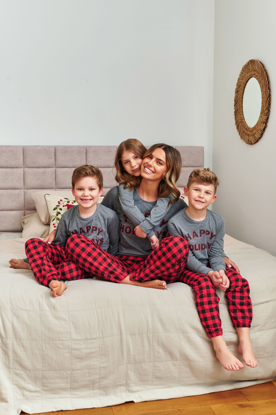 Piżama damska 7343 Dark Grey Doctor Nap – bawełna 100%