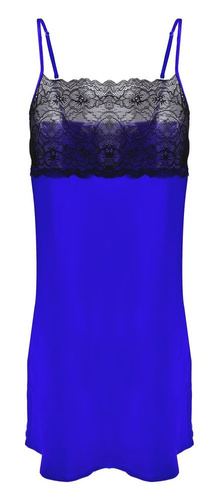 Diana Halka satynowa koszulka damska DKaren - Modrak