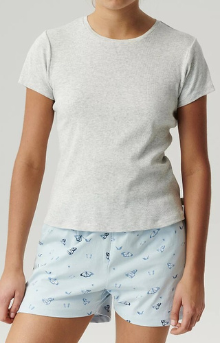 NLP-490/01 Piżama Damska  Atlantic- niebieski