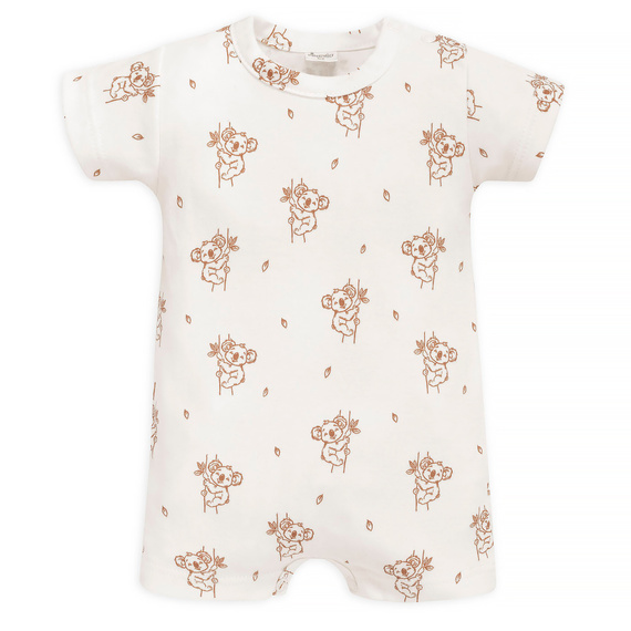 Lovely Day Rampers niemowlęcy Pinokio - ecru koala
