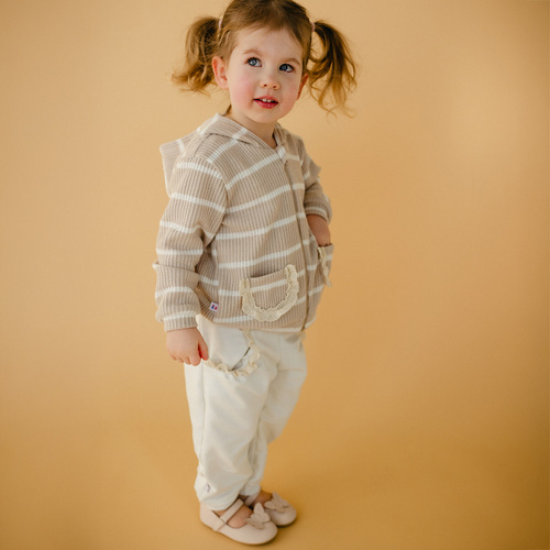 Meadow Sweterek rozpinany Eevi- beżowy