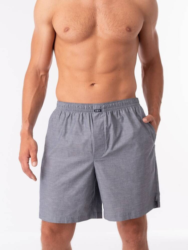 MXC 116 Spodenki piżamowe męskie Key szary