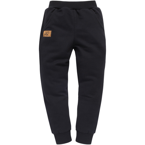 Lets Rock Spodnie chłopięce Pinokio - czarny