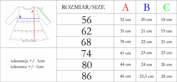 208159 Lizy Sukienko-body z długim rękawem Nicol