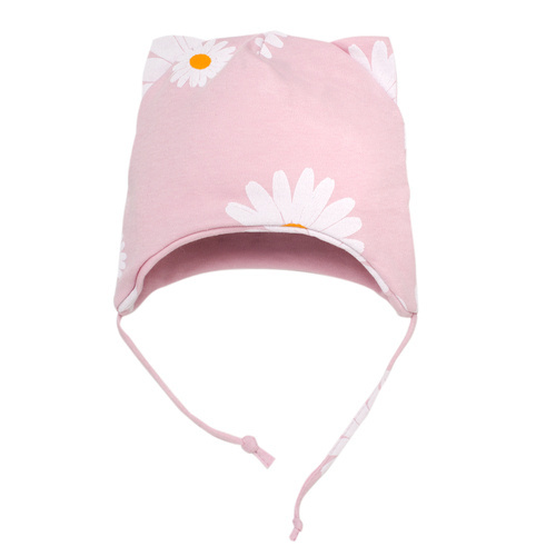 Daisy Czapka niemowlęca wiązana Pinokio - różowy