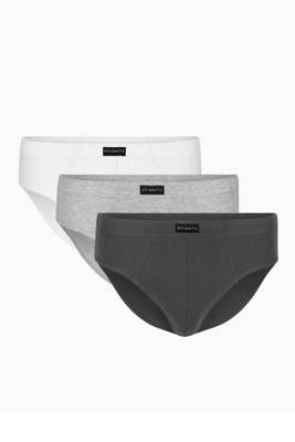 3BMP-006 A'3 Slipy męskie Atlantic biały-szary-grafitowy