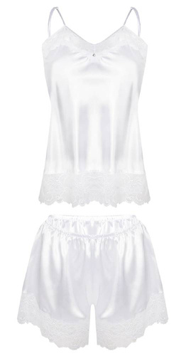 Brenda Komplet piżama damska DKaren- biały 