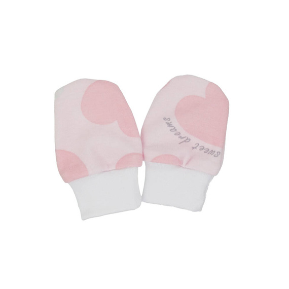 Serca łapki niedrapki rękawiczki Martex różowy