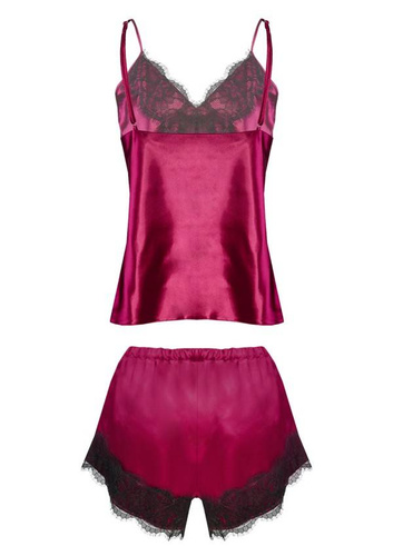 Tima Komplet Damski Piżama DKaren - bordo