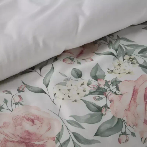 Spring 16 Róże pościel satynowa Eurofirany różowy