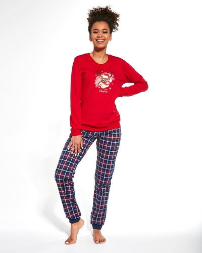 593/113 Reindeer Piżama Chłopięca Cornette - granatowy