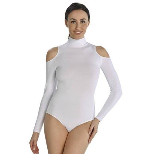 2445 Janett body damskie z półgolfem  Teyli - white