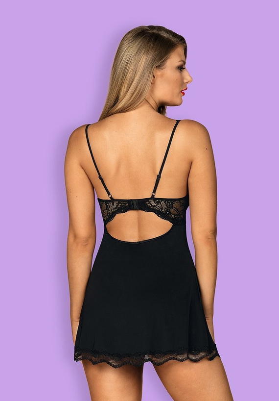 Luvae Koszulka Babydoll Obsessive czarny