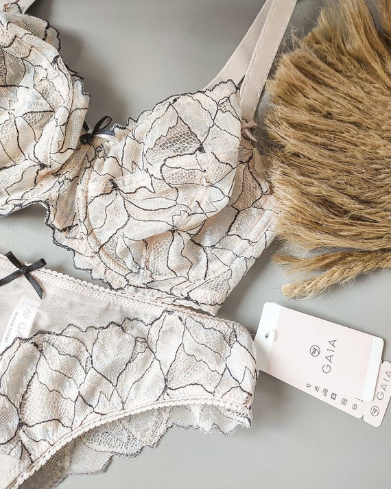 BS 1029 Alice Biustonosz miękki Gaia  perłowy