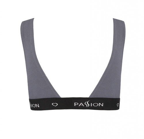 PS015 Top Biustonosz miękki Passion ciemny szary