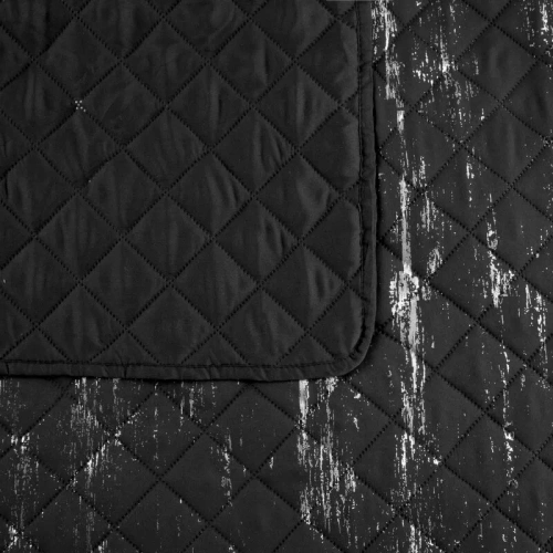 Blink 1 narzuta dekoracyjna Design91 czarny/srebrny