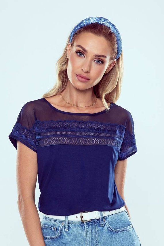 Bonnie  Bluzka Damska Eldar -czarny